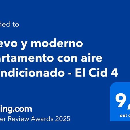 Nuevo Y Moderno Apartamento Con Aire Acondicionado - El Cid 4 Burriana Exterior photo
